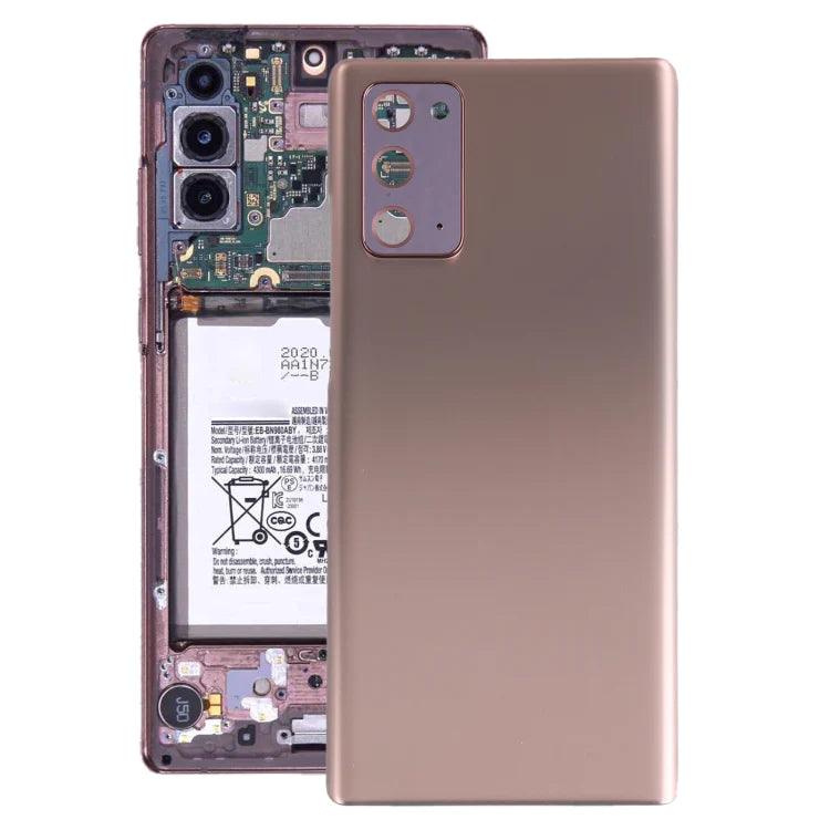 Battery Back Cover with Camera Lens Cover For Samsung Galaxy Note20 N980 / N981 (Mystic Bronze) - Best Cell Phone Parts Distributor in Canada, Parts Source Battery Back Cover with Camera Lens Cover For Samsung Galaxy Note20 N980 / N981 (Mystic Bronze) - Best Cell Phone Parts Distributor in Canada, Parts Source